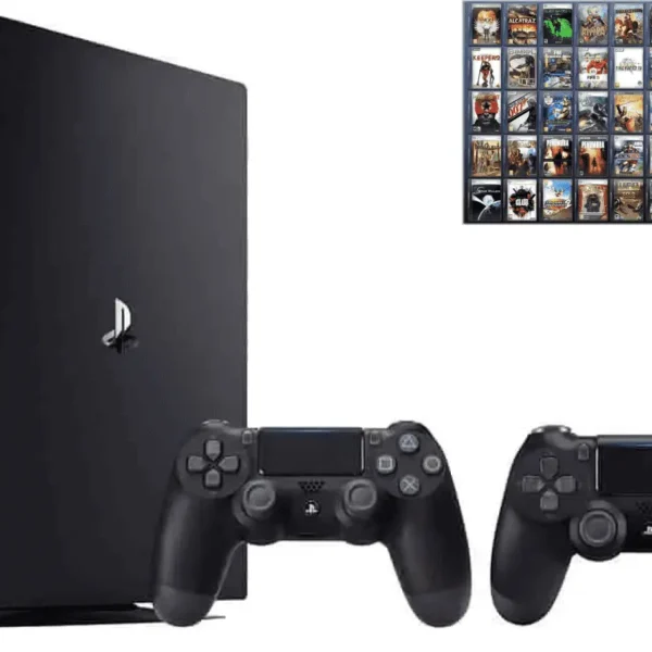 ps4 with 2 controller and unlimited games